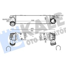 Kale Dpmix-Hb Turbosarj Radyatoru Bmw N20 E84 E89