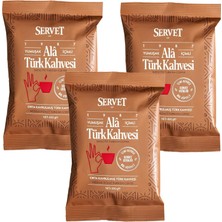 1001 Alâ Türk Kahvesi 100 gr 3'lü Paket (300 Gr)
