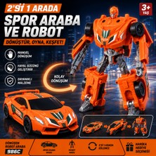 Trust Store Dönüşen Robot Araba 2\'si 1 Arada Spor Araba ve Robot Oyuncak Manuel Dönüşüm