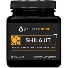 Youtheory Men's Shilajit - Energy Supplement - Supports Stamina & Endurance* 250MG - 60 Kapsül