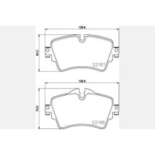 Valeo Dpmix-Hb Fren Balatasi On Bmw F40 F45 F46 F48 F39 G30 G01 G02 Z4 G29 Mini F60 F54