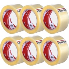 1001 Koli Bandı 45 x 100 Mt. Şeffaf (6'lı) Aslan