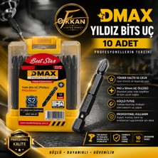 Dmax Yıldız Bits Uç 10 Adet 50MM