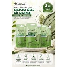 Dermokil Akne Siyah Nokta Karşıtı Matcha Özlü Kil Maskesi 3X30 ml