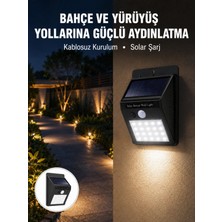 AKM Kablosuz Solar LED Lamba | Bahçe, Veranda, Merdiven Işığı, Otomatik Aç-Kapa Sensörlü Yeni Nesil