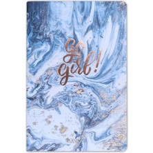 ALK Marble Mavi Go Girl! Defter