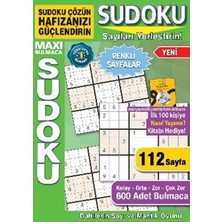Maxi Yayıncılık Maxi Bulmaca Sudoku 26 - 26/02