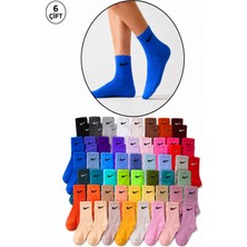 Worthy Socks 6'lı Renkli Kolej Çorap