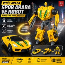 Trust Store Dönüşen Robot Araba 2\'si 1 Arada Spor Araba ve Robot Oyuncak Manuel Dönüşüm