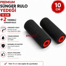 Ehobici Premium Sünger Rulo Yedeği 10CM 2'li Yedek Sünger