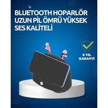 Herşey Trend Akıllı Kablosuz Telefon Tutucu ve Stereo Hoparlör – Kolay Kullanım ve Yüksek Ses Kalitesi