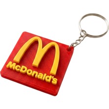 Sfenks. Mcdonald's Logolu 3D Baskı Anahtarlık - Ikonik "m" Tasarımlı Çanta ve Anahtar Aksesuarı