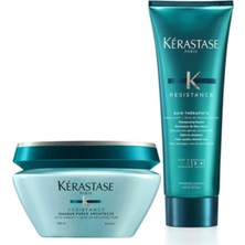Belirtilmemiş Kerastase Resistance Force Architecte Yapılandırıcı Maske 200 ml + Therapiste Şampuan 250 ml Saç Ba