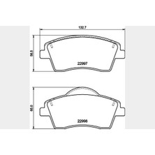 Valeo Dpmix-Hb Ön Balata Volvo XC40 1.5t3 2019 2.0 D3 D4 T2 T4 T5 B4 B5 2018 16 Jant Fte Kirmizi Kutu