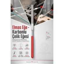 Transformacion Profesyonel Elmas Eğe - 14 cm Yüksek Karbonlu Çelik Cam Metal Ahşap Seramik Törpüleme ve Hassas Işleme Eğesi 723375