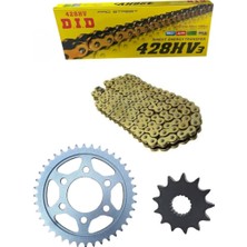 Motohane Rks Srk 125-R Ön-Arka Zincir Dişli Seti Oringli Gold 14T-43T
