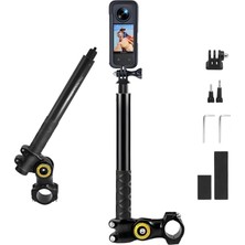 1001 Montajlı Görünmez Selfie Çubuğu, INSTA360 X3, X2, X4, X5, One Rs, Go 3, One X, Evo ile Uyumlu,