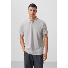 Taş Standart Kalıp Basic Polo Yaka Erkek T-Shirt - 87768