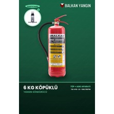 Balkan Ticaret 6kg Yangın Söndürme Tüpü Köpüklü Foam Ab Askı Aparatı Tse Hyb Ce Belgeli