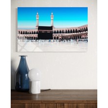 Baskı Perisi Mekke Mescid-I Haram - Kâbe Cam Tablo (440)