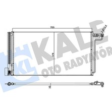 Kale Dpmix-Hb Klima Radyatoru Focus Iii 1.6 16V 11 - C Max - Grand C Max 1.6 16V 10 - Uzunluk: 700MM. Genişlik: 378MM