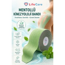 Mentollü Kinesio Ağrı Bandı Serin ve Ferah Hiss 5cm x 5m
