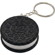 Sfenks. Oreo Bisküvi Tasarımlı 3D Baskı Anahtarlık - Eğlenceli Çanta ve Anahtar Aksesuarı