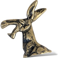 Galata Bronz Eşek Pirinç Şişe Açacağı, Sarı/siyah