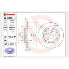 Brembo Dpmix-Hb Fren Diski Arka Mercedes W176 W246 C117 X156