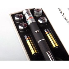 Ulu Pazarlama Yeşil Lazer Pointer 50 Mw 15 Km Etkili (5 Başlıklı)