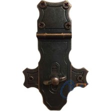 Ulu Pazarlama Dekoratif Anahtarlı Sandık Askısı - 40X65MM, Oksit, 1 Adet