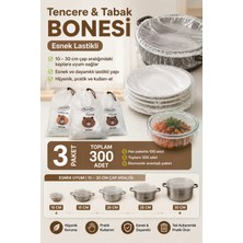 Makri Home 300 Adet Tencere ve Tabak Bonesi (3 Paket x 100 Adet)