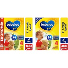 1001 4 Çocuk Devam Sütü, 800GR, 1 Yaş+ ve 4 Çocuk Devam Sütü 400 G 1 Yaş+