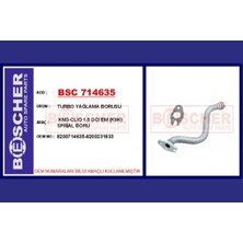Bescher Dpmix-Hb Turbo Yağlama Borusu Kng-Clio 1.5 Dci Em K9K