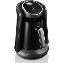 1001 Türk Kahvesi Makinesi, 4 Fincan Kapasiteli, Taşma Önleyici Sistem, 480 W, Krom