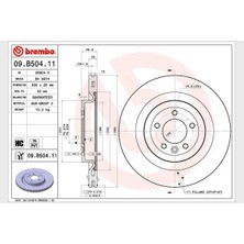 Brembo Dpmix-Hb Fren Diski Arka Land Rover Range Rover L405 L494