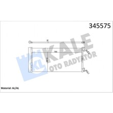 Kale Dpmix-Hb Klima Kondenseri Trafic Iii-Vivaro Iii 1.6 Dci-Cdti 14 - Al/al