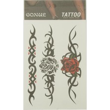 Zero Land Dpmix-Hb Gül Tattoo Dövme STICKER-11928263-SIYAH