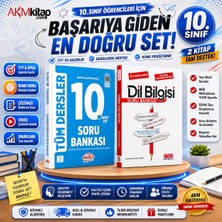 Akm Kitap Editör Yayınları 10.sınıf Vip Tüm Dersler ve Akm Dil Bilgisi Soru Bankası Seti 2 Kitap