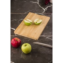 Empressco Bambu Kesme ve Sunum Tahtası 20X30, Şık ve Dayanıklı Mutfak Aksesuarı