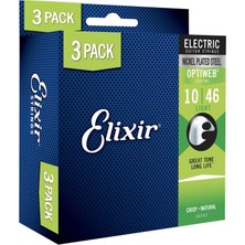 1001 10-46 Optiweb Ekonomik 3'lü Set Elektro Gitar Teli (16552)