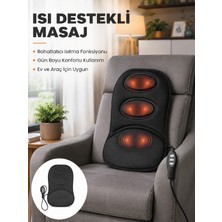 Toyigoo Isıtmalı Masaj Minderi  Masaj Motoru, Kablolu Kumanda ve Çoklu Masaj Modu - Lisinya