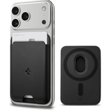 1001 Magsafe Destekli Cüzdan Valentinus Mag Fit Siyah - AMP02284 (Spigen Tr Garantili)