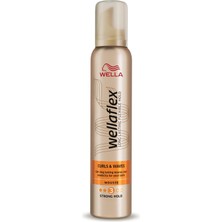 1001 Wellaflex Curls & Waves Güçlü Tutuş Saç Köpüğü 200 Mililitre