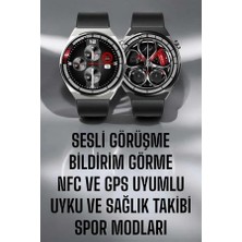 Just Cheap Store Akıllı Saat Gps ve Nfc Özelliği Sesli Görüşme Dokunmstik Ekran