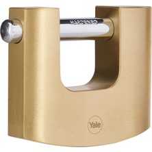 1001 Y114B/90/127/1-90MM Oval Kayar Pimli Pirinç Asma Kilit - Yüksek Koruma - Sertleştirilmiş Çelik