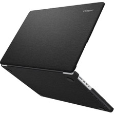 1001 MacBook Pro 14" (M5/m4/m3/m2/m) ile Uyumlu Kılıf Urban Fit Örgü Kumaş Siyah Kapak - ACS04213 (S