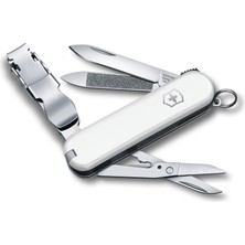 1001 0.6463.7 Nailclip 580 Tırnak Makaslı Çakı | Isviçre Çakısı, Renkli Tartı, Kompakt Anahtarl