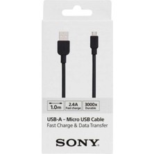 1001 CP-AB100BBOX Mikro USB Şarj ve Data Kablosu, Siyah