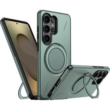 1001 [mag-Forge] Galaxy S25 Ultra Için Kılıf 360° Dönebilen Standlı [magsafe ile Uyumlu] S25 Ultra